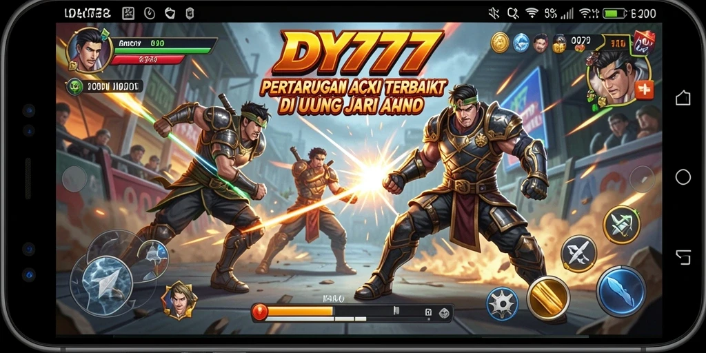 Gameplay seru DY777 dengan pertarungan yang mendebarkan.