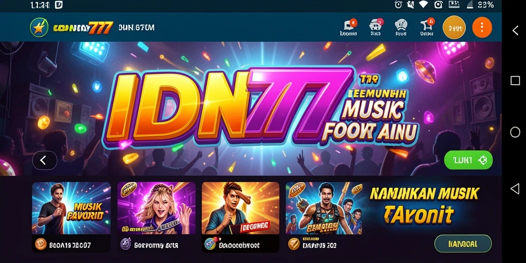 Tampilan gameplay IDN777 yang seru dan interaktif.