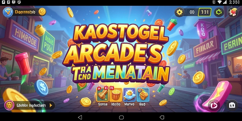 Tampilan gameplay KAOSTOGEL yang menantang dan seru.
