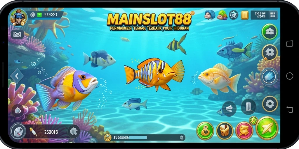 Tangkapan layar MAINSLOT88 yang menampilkan serunya gameplay Tembak Ikan.