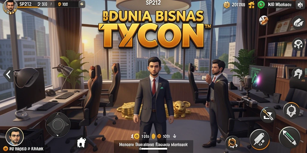 Tampilan gameplay SP212 yang menarik dengan elemen Tycoon yang menonjol.
