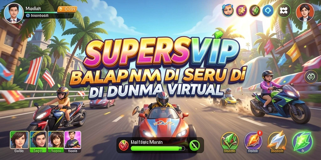 Tampilan gameplay SUPERSVIP yang mendebarkan dan realistis.