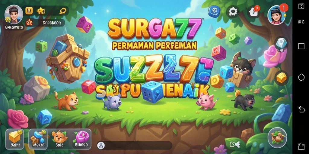 Tangkapan layar gameplay SURGA77 menampilkan teka-teki yang menantang.