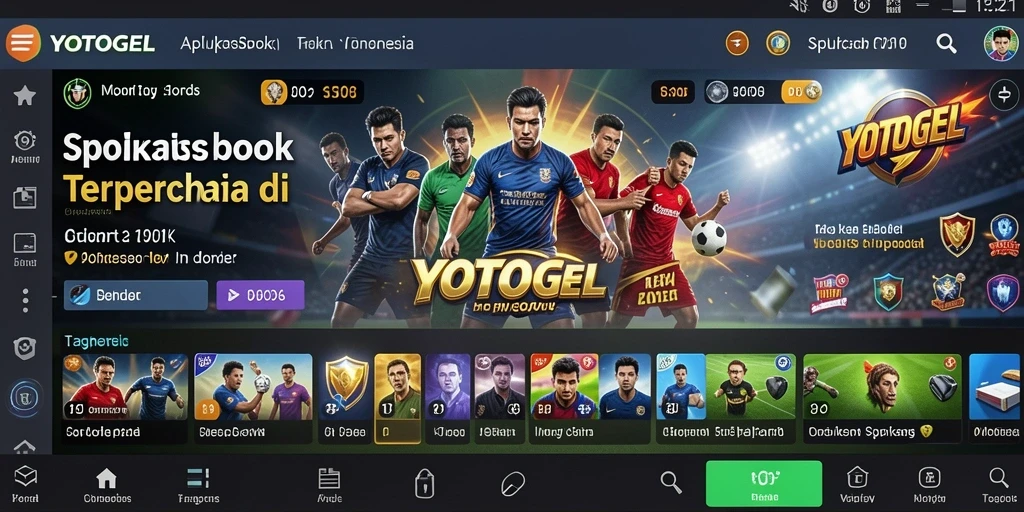 Screenshot gameplay YOTOGEL menampilkan taruhan olahraga yang mendebarkan.
